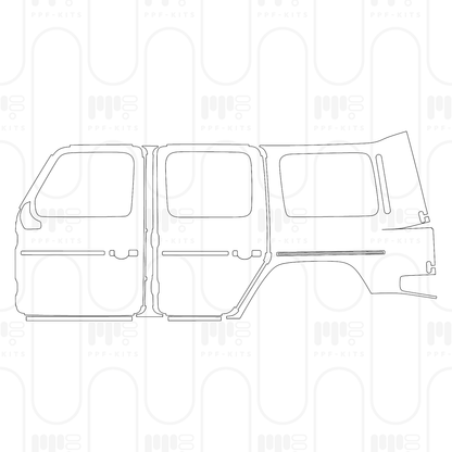 Voorgesneden PPF Mercedes-Benz G Class G 580 with EQ-Technology AMG Line 2026