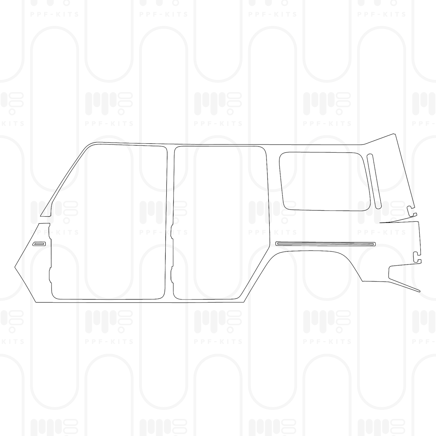 Voorgesneden PPF Mercedes-Benz G Class G 580 with EQ-Technology AMG Line 2026