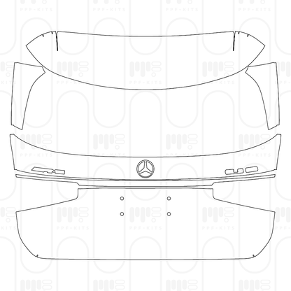 Voorgesneden PPF Mercedes-Benz GLS AMG GLS 63 2026