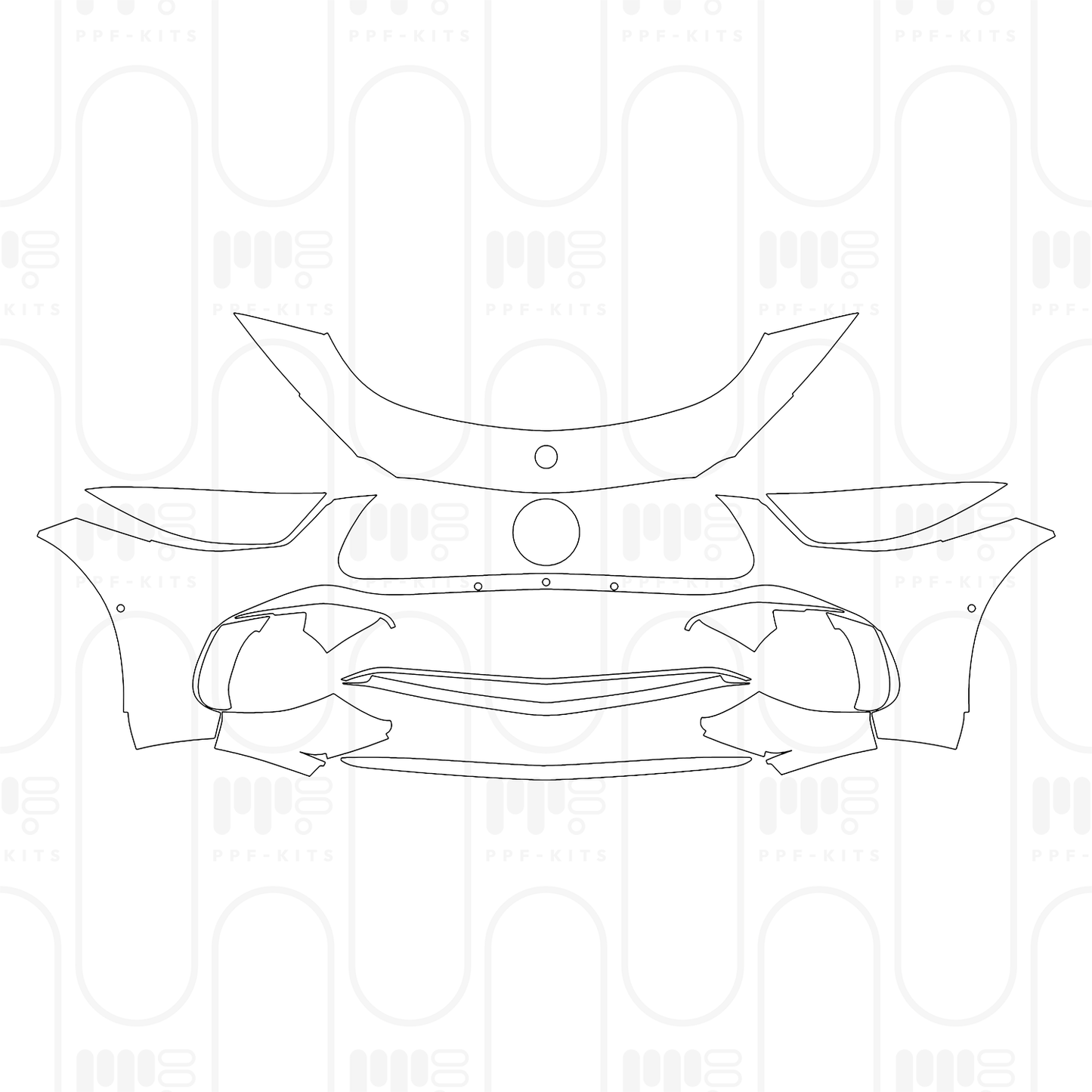 Voorgesneden PPF Mercedes-Benz SL AMG SL55 2026