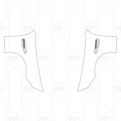 Voorgesneden PPF Mercedes-Benz SL AMG SL55 2026