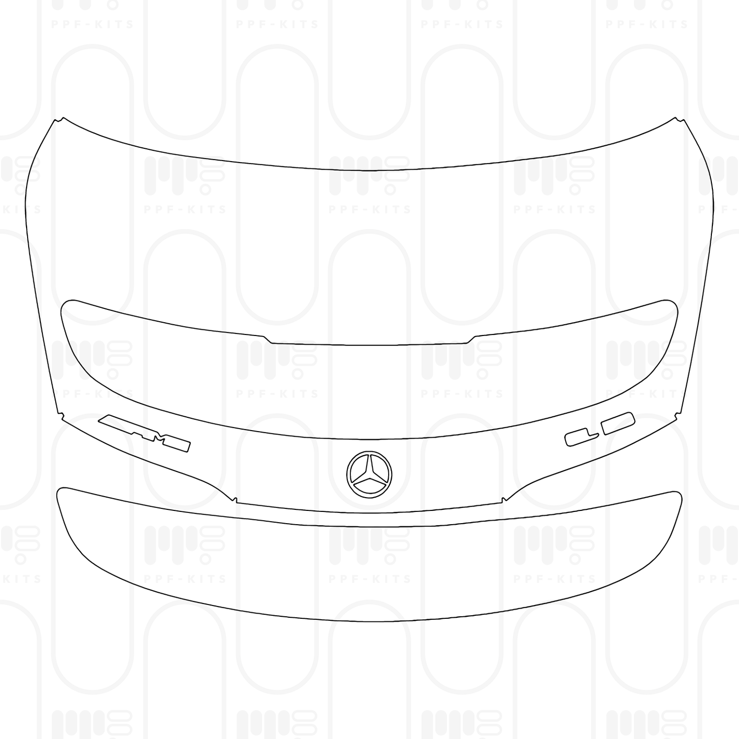 Voorgesneden PPF Mercedes-Benz SL AMG SL55 2026