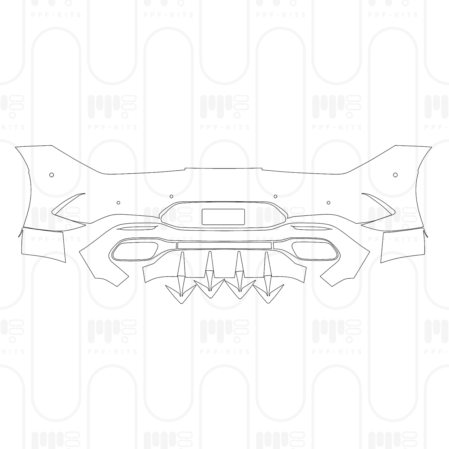 Voorgesneden PPF Mercedes-Benz SL AMG SL55 2026