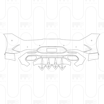 Voorgesneden PPF Mercedes-Benz SL AMG SL55 2026