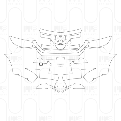 Voorgesneden PPF Mercedes-Benz Sprinter eSprinter 177'' Wheelbase High Roof 2026