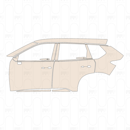 Voorgesneden PPF Nissan Rogue SL 2026