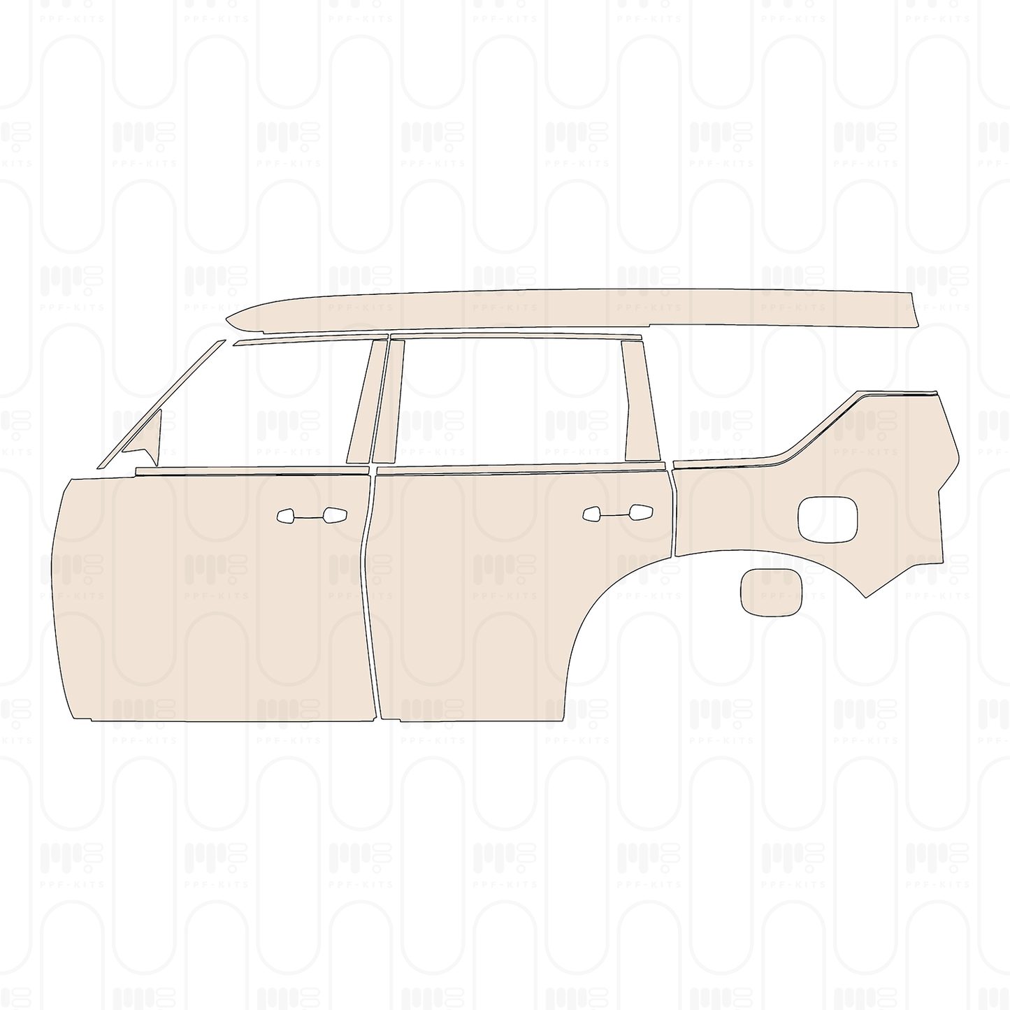 Voorgesneden PPF Nissan Armada (US) PRO-4X 2026