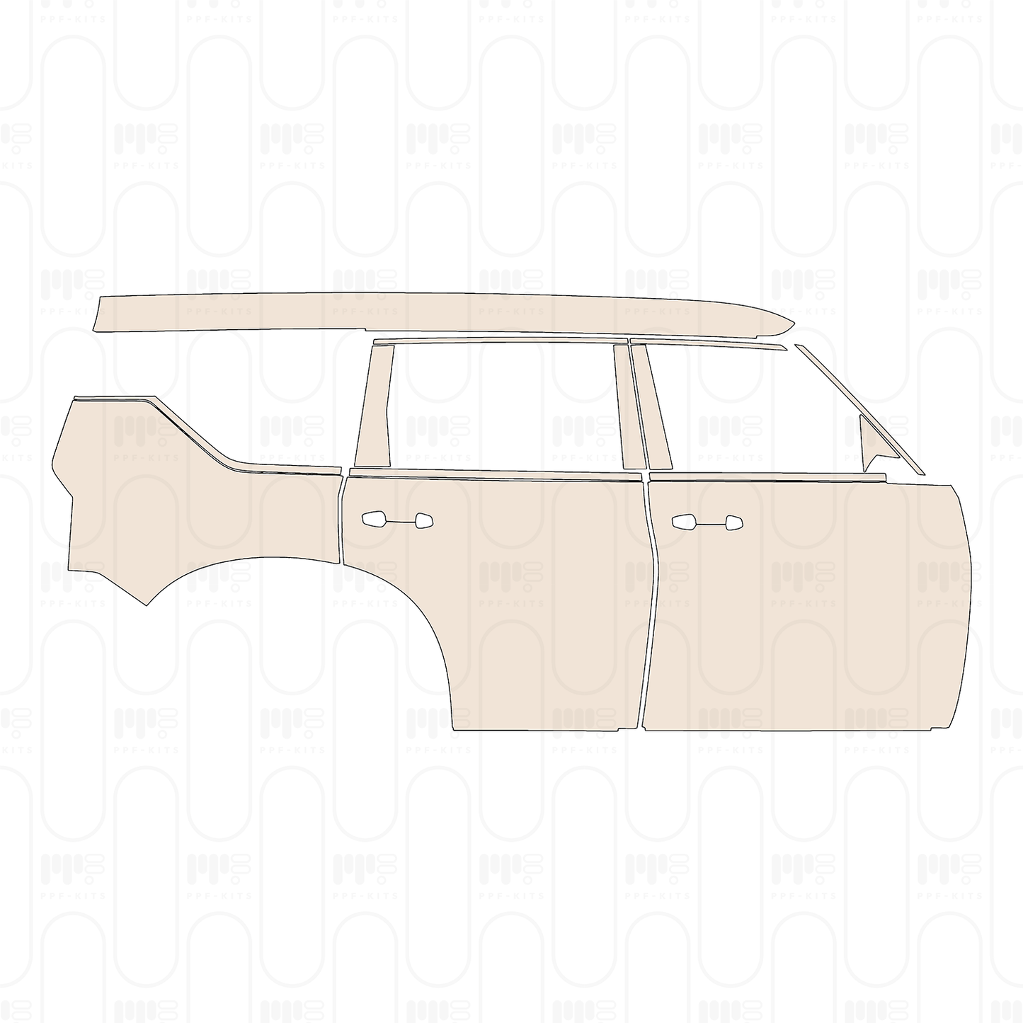 Voorgesneden PPF Nissan Armada (US) PRO-4X 2026