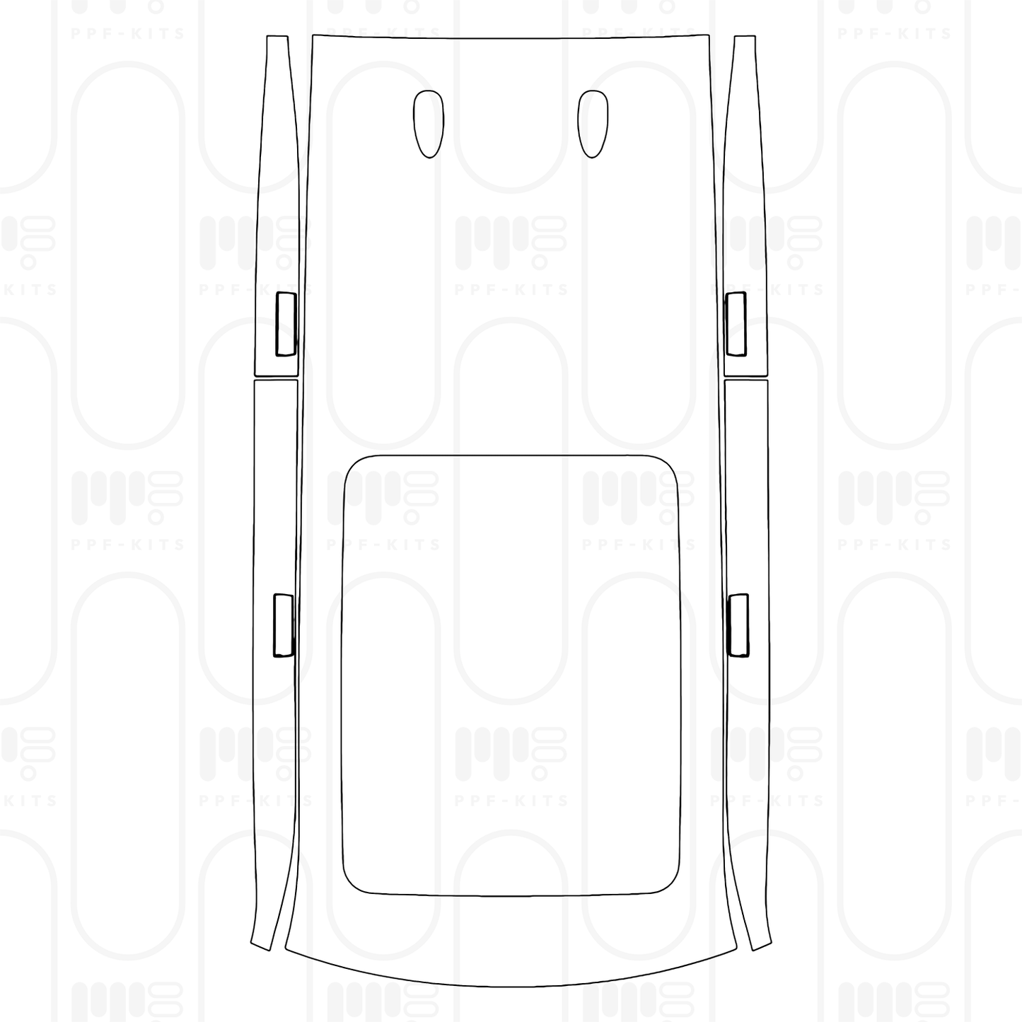 Voorgesneden PPF Nissan Armada (US) Platinum Reserve 2026
