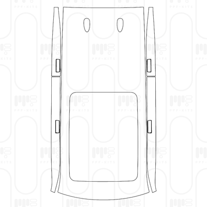 Voorgesneden PPF Nissan Armada (US) Platinum Reserve 2026