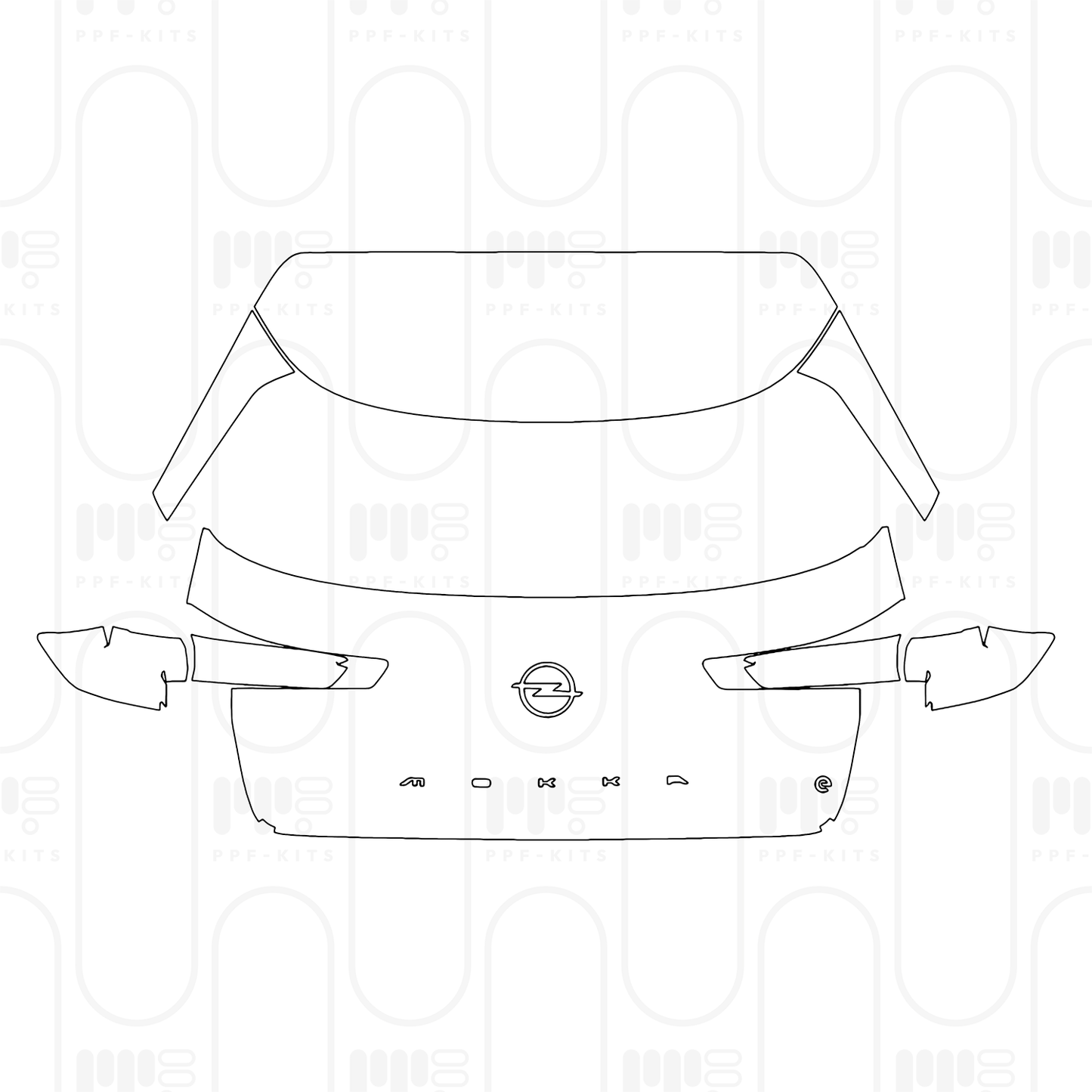 Voorgesneden PPF Opel Neuer Mokka GS 2026