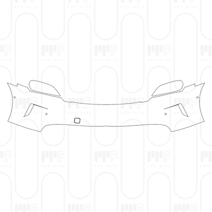 Voorgesneden PPF Porsche Taycan Sedan Taycan 4S 2026