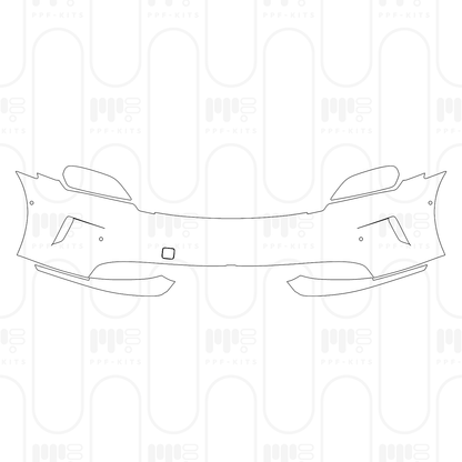 Voorgesneden PPF Porsche Taycan Sedan Taycan 4S 2026