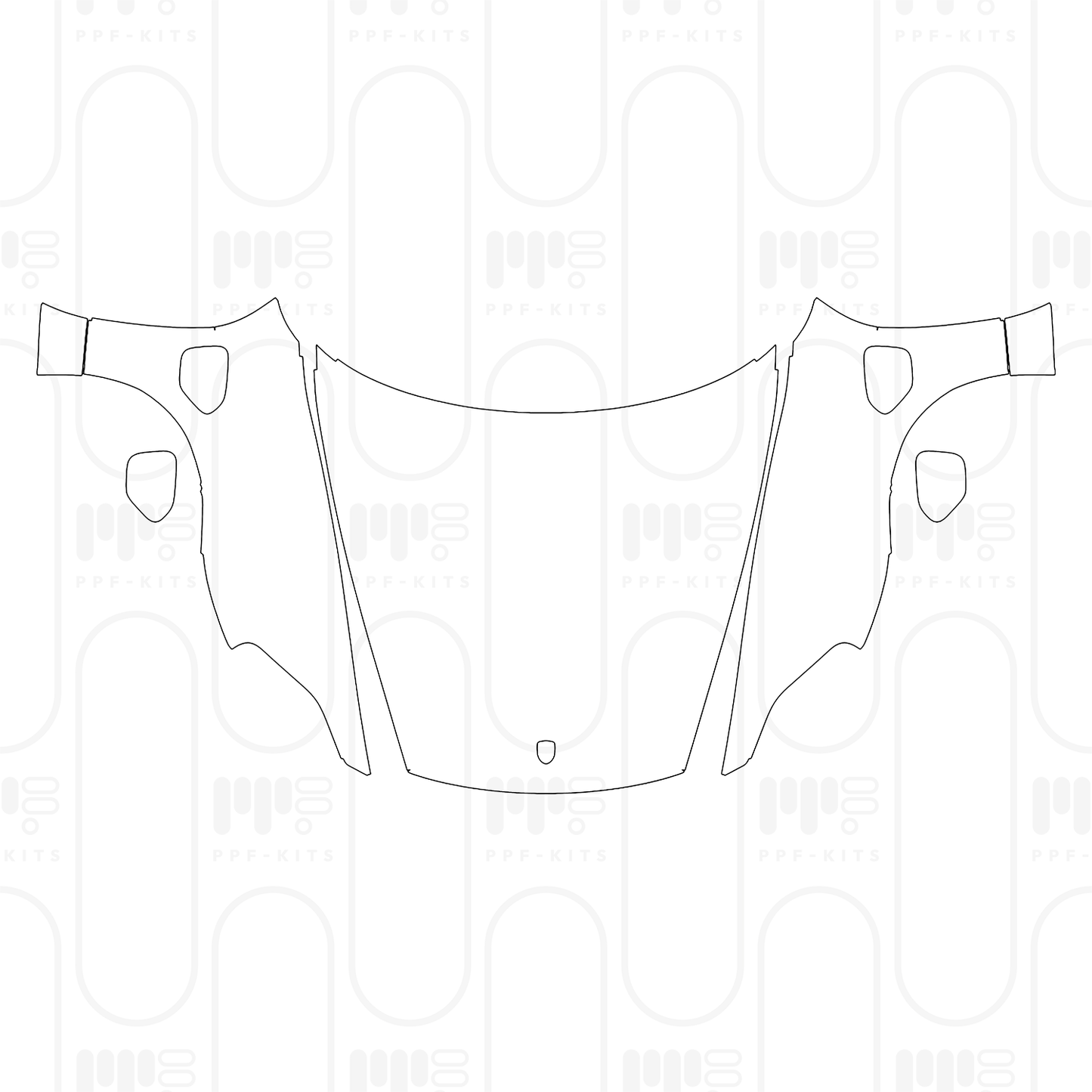 Voorgesneden PPF Porsche Taycan Sedan Taycan 4S 2026