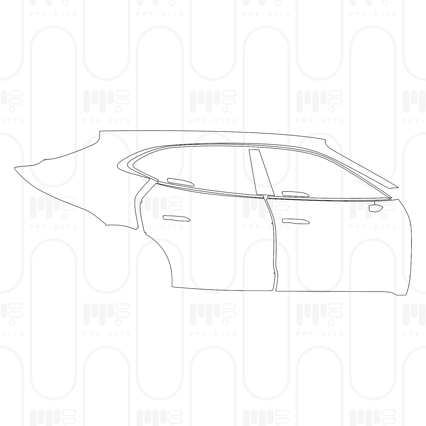 Voorgesneden PPF Porsche Taycan Sport Turismo Taycan GTS Sport Turismo 2026