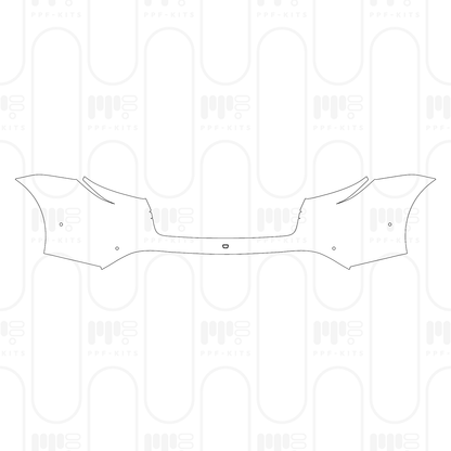 Voorgesneden PPF Porsche Taycan Sedan Taycan 4S 2026