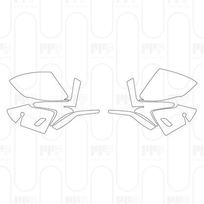 Voorgesneden PPF Porsche Taycan Sport Turismo Taycan GTS Sport Turismo 2026