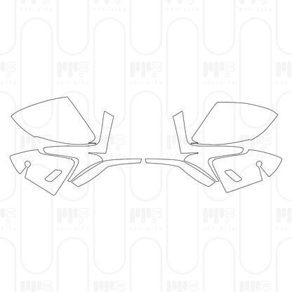 Voorgesneden PPF Porsche Taycan Sport Turismo Taycan GTS Sport Turismo 2026