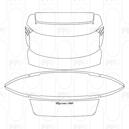Voorgesneden PPF Porsche Taycan Sport Turismo Taycan GTS Sport Turismo 2026
