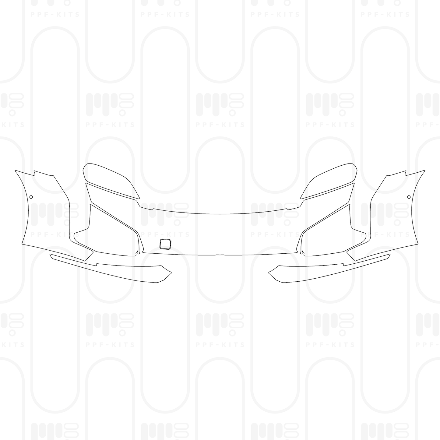 Voorgesneden PPF Porsche Taycan Sedan Taycan Turbo 2026