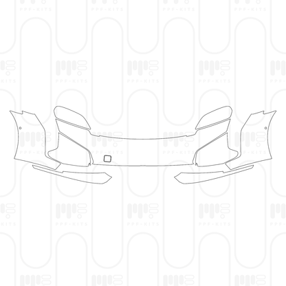 Voorgesneden PPF Porsche Taycan Sedan Taycan Turbo 2026