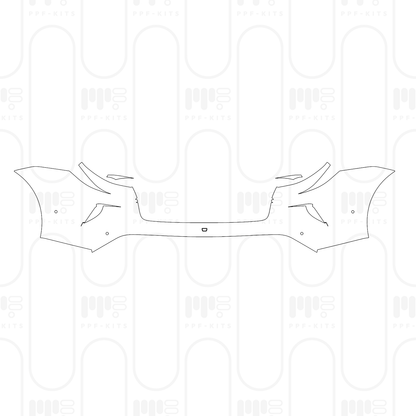 Voorgesneden PPF Porsche Taycan Sedan Taycan Turbo 2026