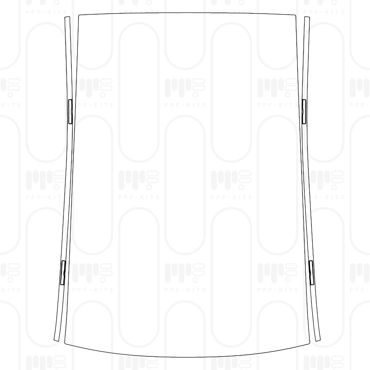 Voorgesneden PPF Porsche Taycan Sedan Taycan 4S 2026