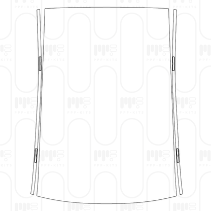 Voorgesneden PPF Porsche Taycan Sedan Taycan 4S 2026