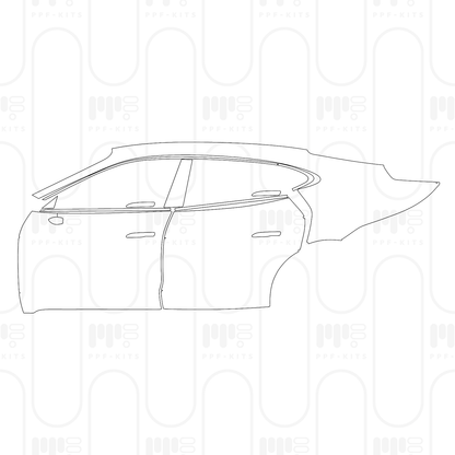 Voorgesneden PPF Porsche Taycan Sedan Taycan 4S 2026