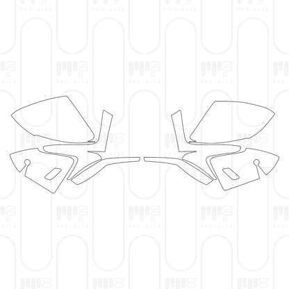 Voorgesneden PPF Porsche Taycan Sedan Taycan 4S 2026