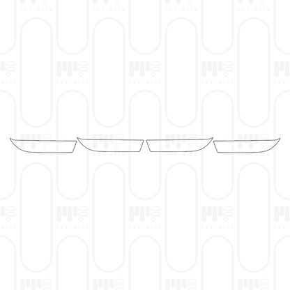 Voorgesneden PPF Porsche Taycan Sedan Taycan 4S 2026