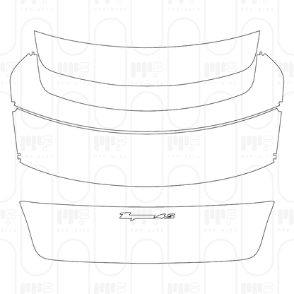 Voorgesneden PPF Porsche Taycan Sedan Taycan 4S 2026