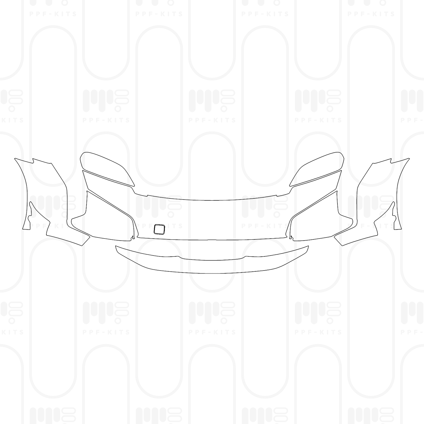Voorgesneden PPF Porsche Taycan Sedan Taycan Turbo GT 2026