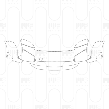 Voorgesneden PPF Porsche Taycan Sedan Taycan Turbo GT 2026