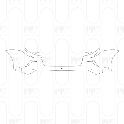 Voorgesneden PPF Porsche Taycan Sedan Taycan Turbo GT 2026