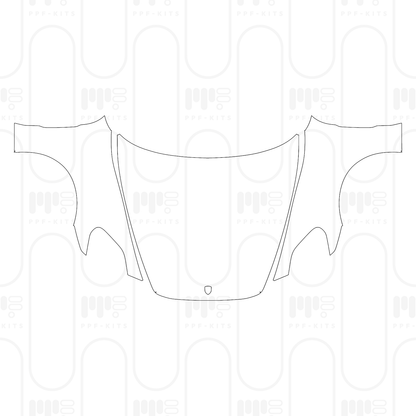 Voorgesneden PPF Porsche Panamera Sedan Panamera 4S E-Hybrid 2026