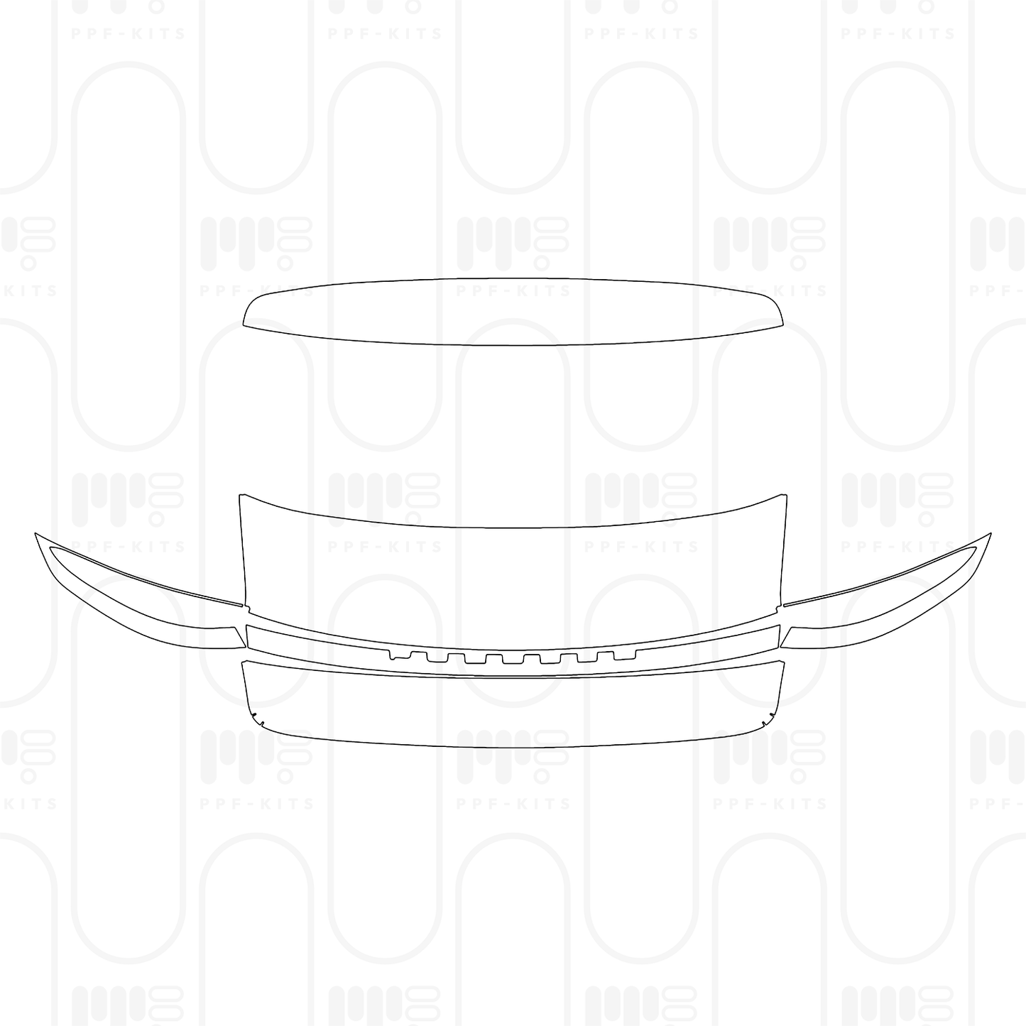 Voorgesneden PPF Porsche Panamera Sedan Panamera 4S E-Hybrid 2026