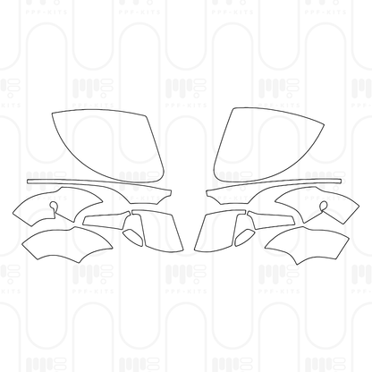 Voorgesneden PPF Porsche Panamera Sedan Panamera 4S E-Hybrid 2026