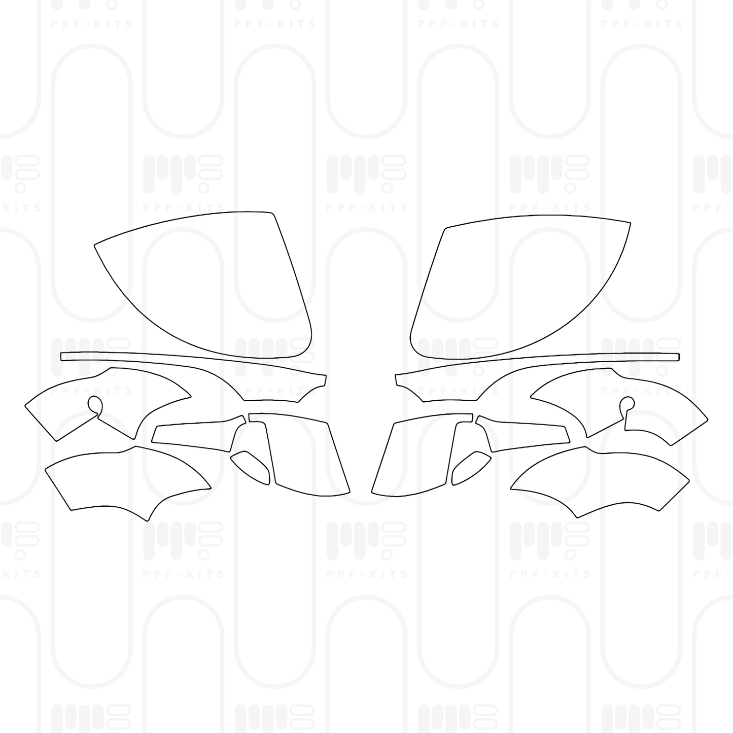 Voorgesneden PPF Porsche Panamera Sedan Panamera 4S E-Hybrid 2026