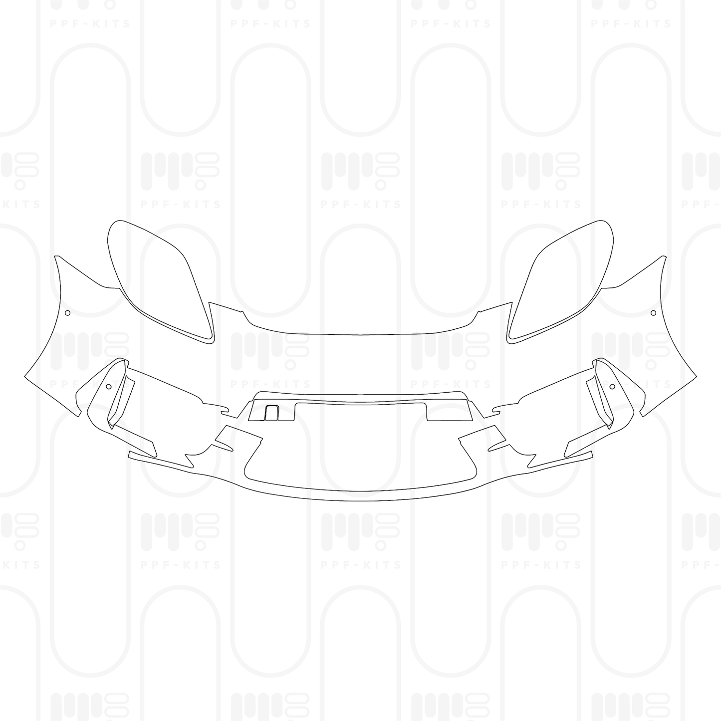 Voorgesneden PPF Porsche Panamera Sedan Panamera Turbo E-Hybrid 2026