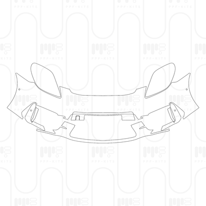Voorgesneden PPF Porsche Panamera Sedan Panamera Turbo E-Hybrid 2026