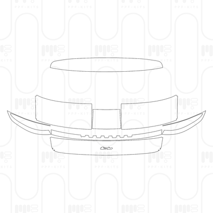 Voorgesneden PPF Porsche Panamera Sedan Panamera Turbo E-Hybrid 2026