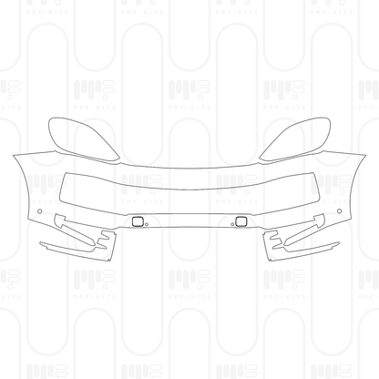 Voorgesneden PPF Porsche Cayenne Coupe Cayenne E-Hybrid Coupe 2026