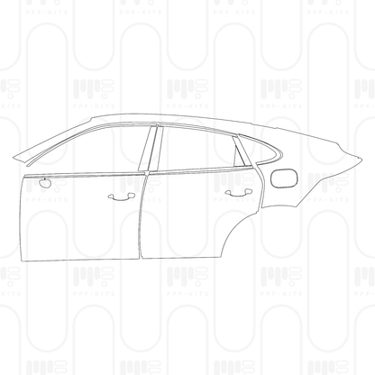 Voorgesneden PPF Porsche Cayenne Coupe Cayenne E-Hybrid Coupe 2026