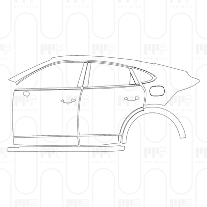 Voorgesneden PPF Porsche Cayenne Coupe Cayenne E-Hybrid Coupe 2026