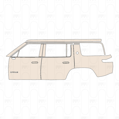 Voorgesneden PPF Rivian R1S 2026