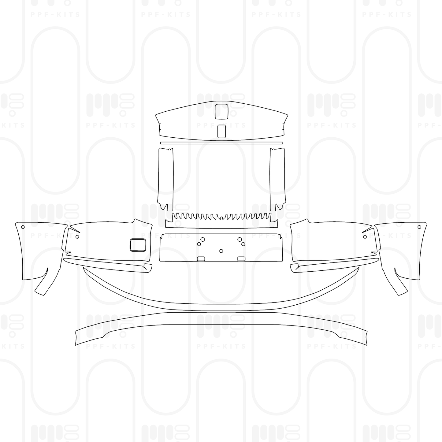 Pre-Cut PPF Rolls-Royce Phantom Sedan Standard Wheelbase 2026