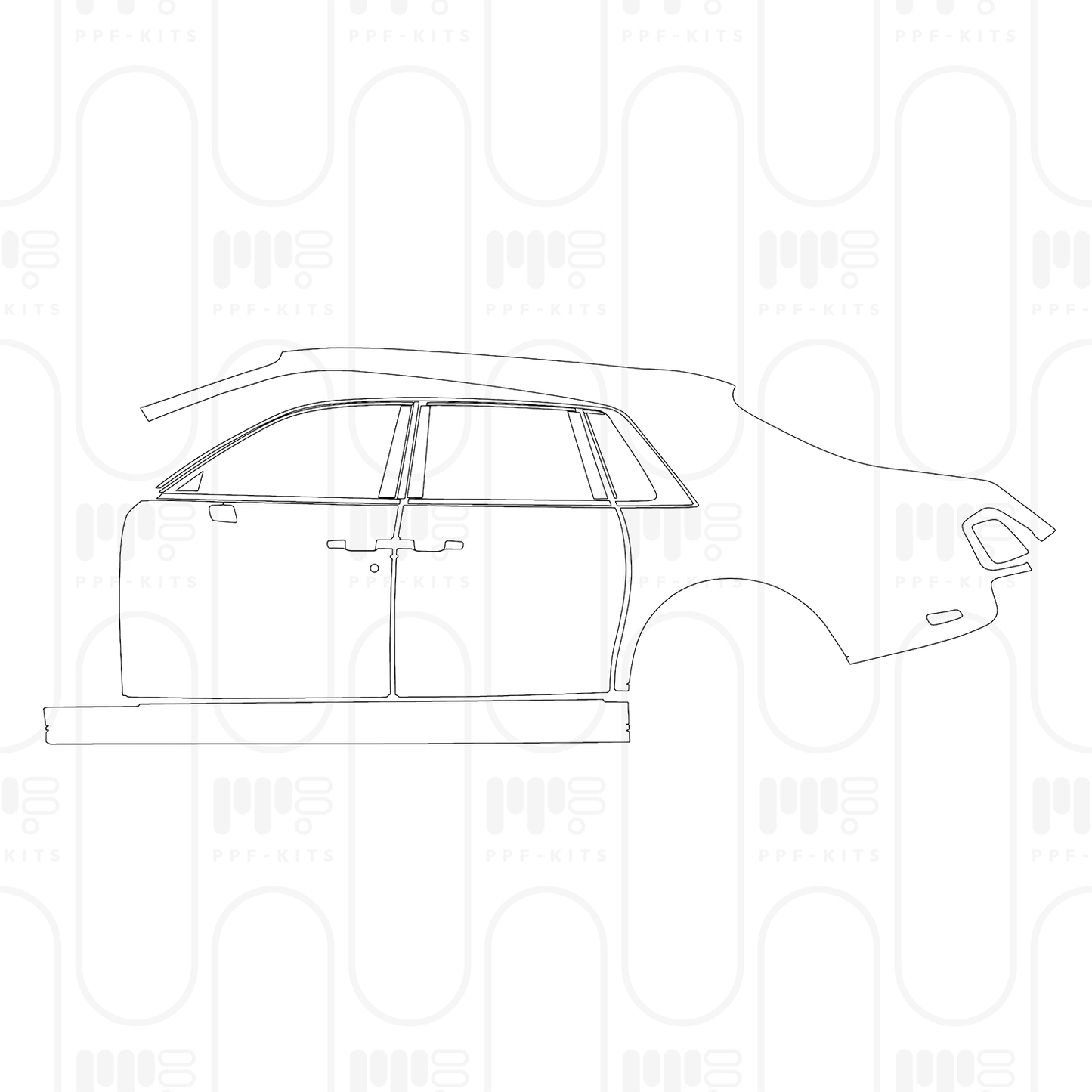 Pre-Cut PPF Rolls-Royce Phantom Sedan Standard Wheelbase 2026