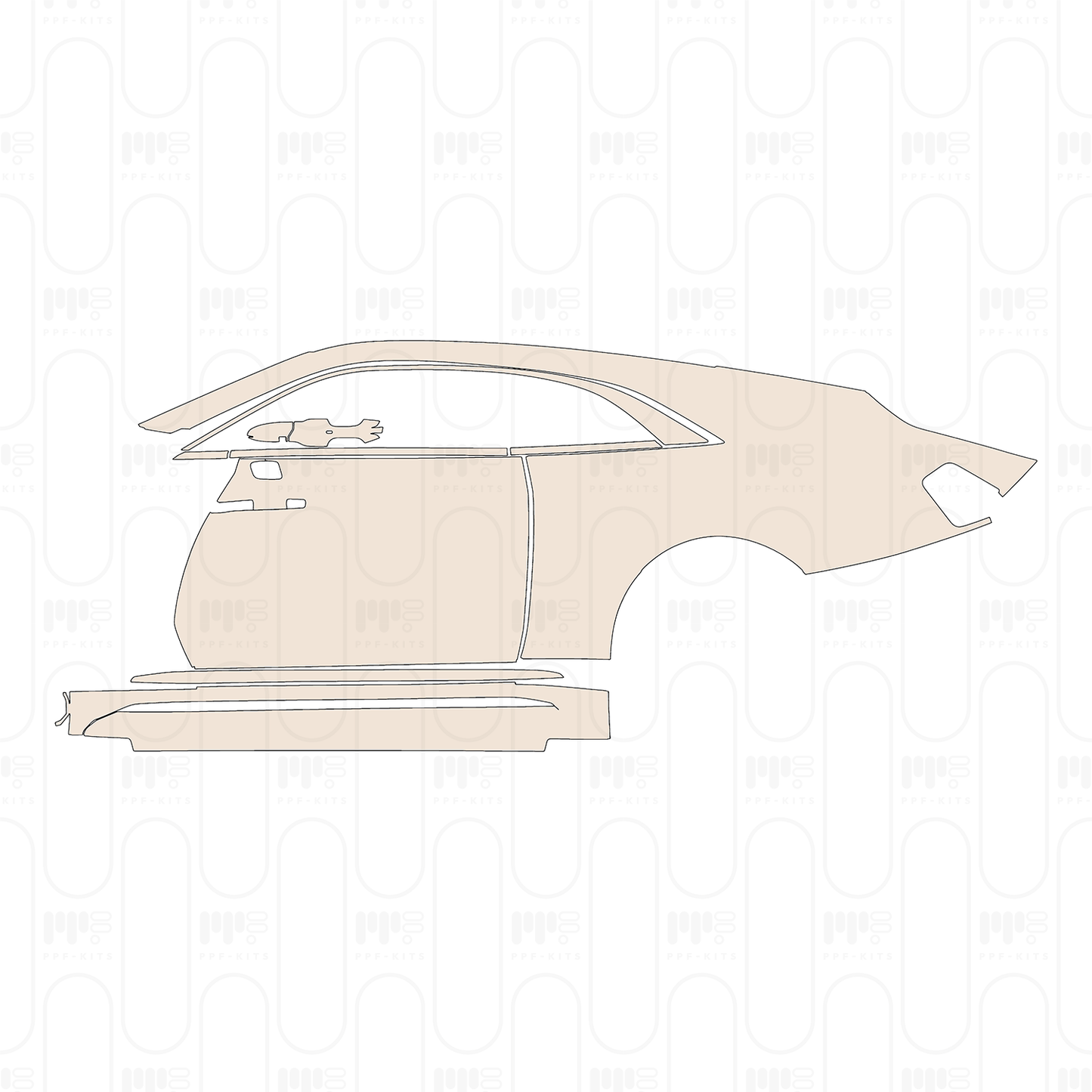 Voorgesneden PPF Rolls-Royce Spectre 2026