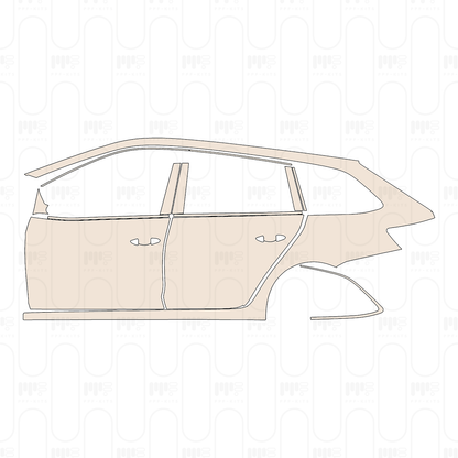 Voorgesneden PPF Skoda Octavia (EU) Estate Base 2026
